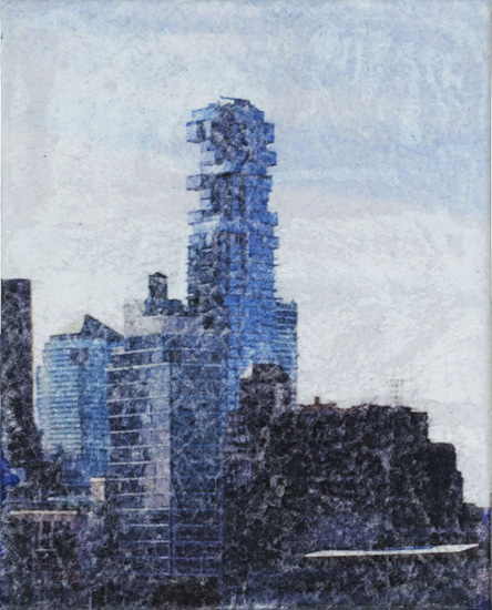 依田順子《Contemporary Landscape / Jenga Building #3》