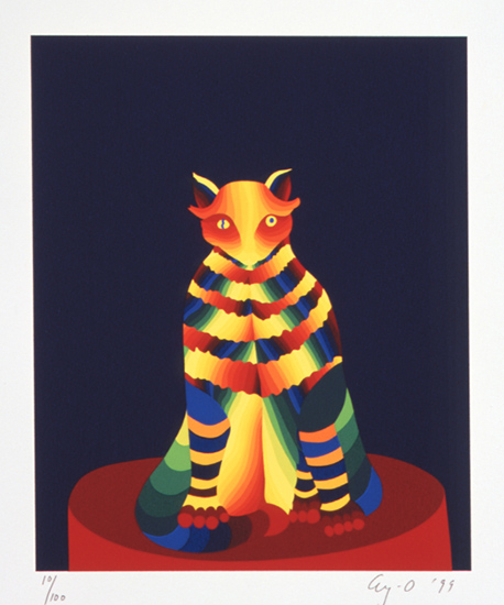Rainbowed Rousseauのピエール・ロティ氏の猫