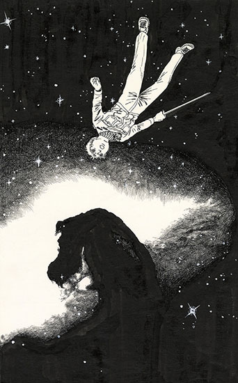 諸星大二郎『暗黒神話』より「天の章」本文原画