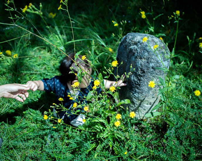 齋藤陽道《かつてとやがてが接続する今》2016年撮影
