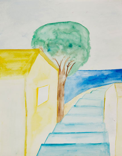 成瀬麻紀子《海へつづく階段》制作年不詳