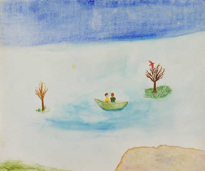 成瀬麻紀子《水のともだち》制作年不詳